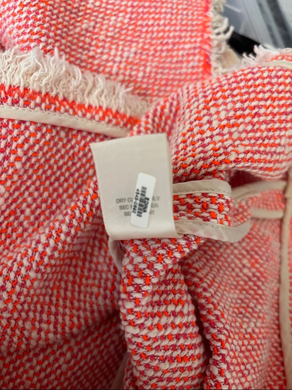 Rebecca Taylor Coral Tweed Shift Dress – Size 6 - Picture 14 of 14